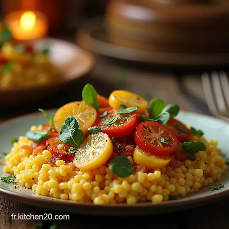 Le Couscous Royal Incontournable Finesse Des Sept L&eacute;gumes Et Tr&eacute;sors De La Terre Et De La Mer presentation