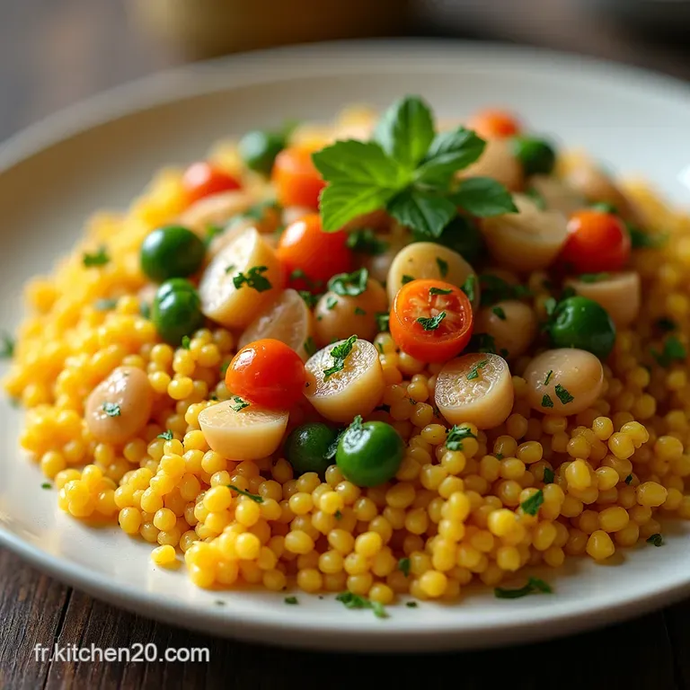 Le Couscous Royal Incontournable Finesse des Sept L&eacute;gumes et Tr&eacute;sors de la Terre et de la Mer