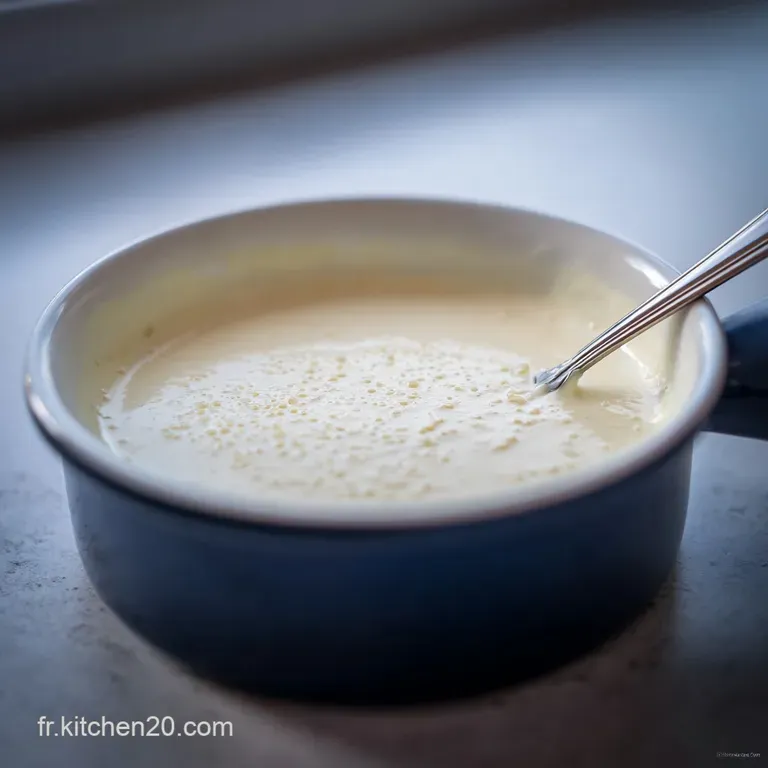 Cr&egrave;me Anglaise Sans Sucre : Ma&icirc;triser La Nappe presentation
