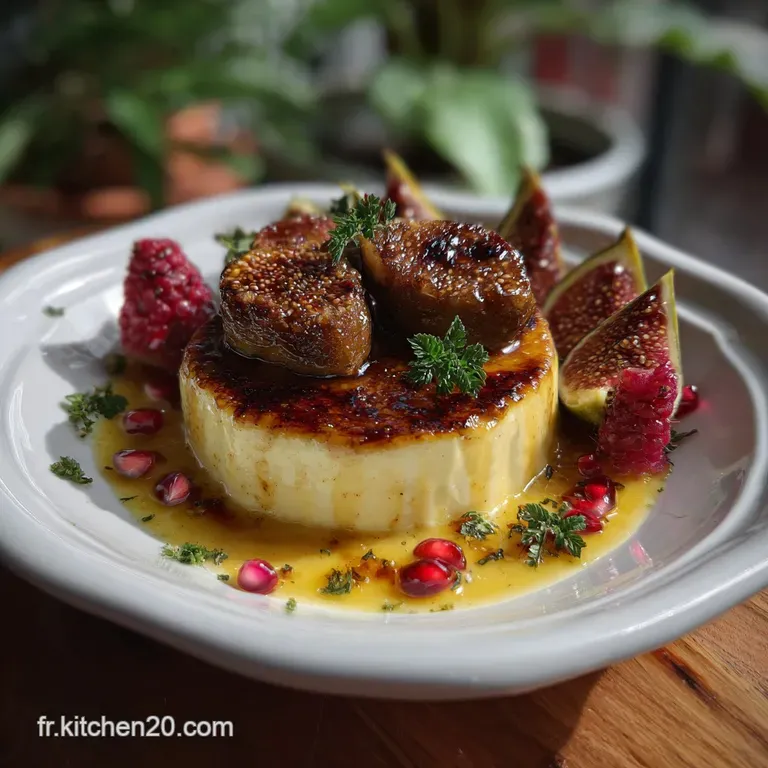 Cr&egrave;me Br&ucirc;l&eacute;e Au Foie Gras : Lentr&eacute;e Chic Et Simple presentation