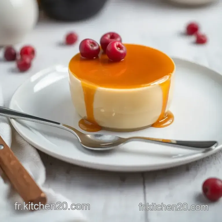 Cr&egrave;me Caramel Classique: La Recette Incontournable presentation