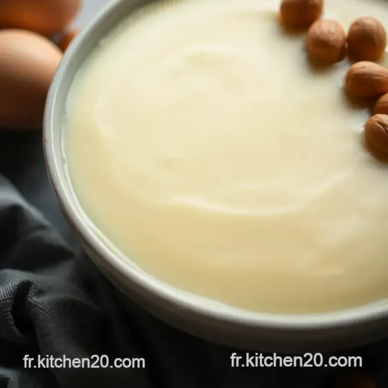 Cr&egrave;me D amande D&eacute;licate - Un &Eacute;lixir De Saveur Et De Douceur presentation