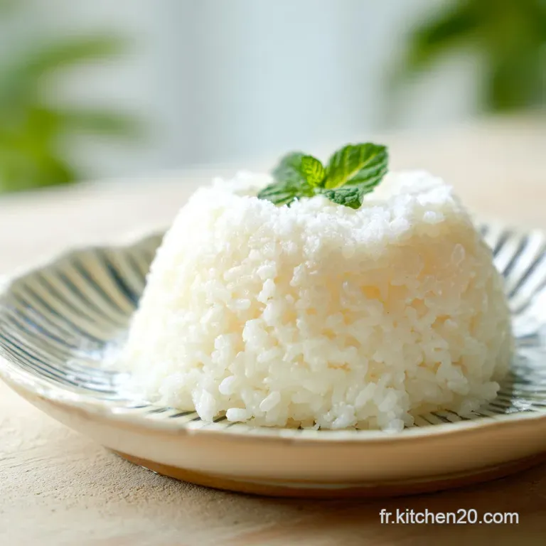 Cr&egrave;me de Riz: Texture Soyeuse en 10 Minutes