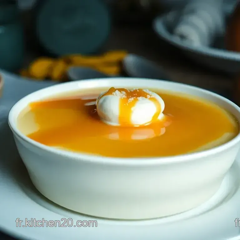 Cr&egrave;me Renvers&eacute;e au Caramel : L &eacute;l&eacute;gance de la Douce France
