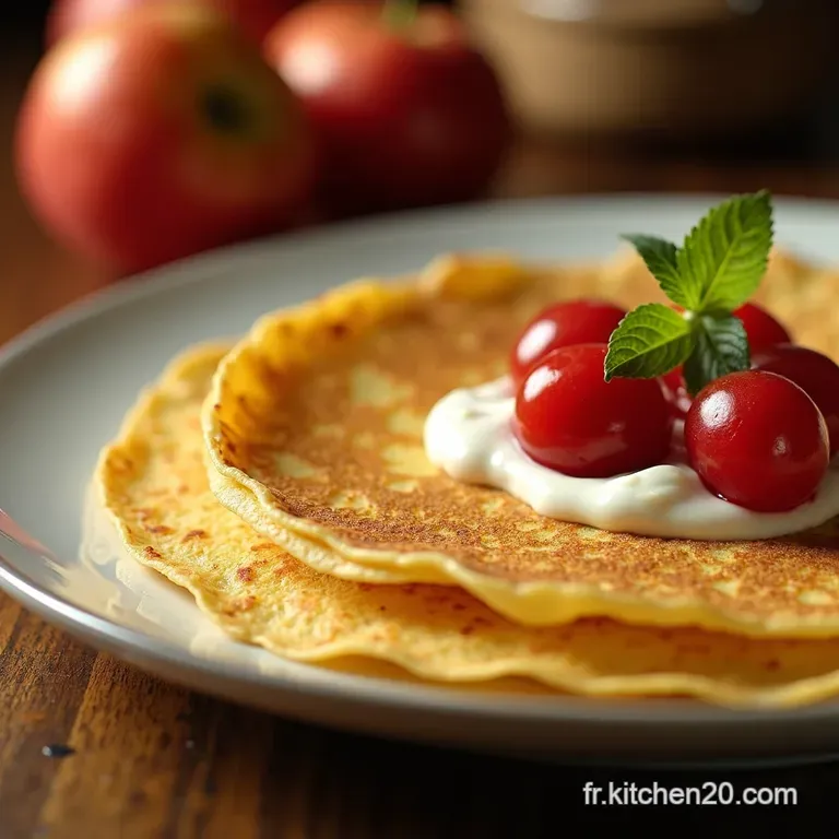 Cr&ecirc;pes Faciles Et Fines Seulement 7 Ingr&eacute;dients Voil&agrave; presentation