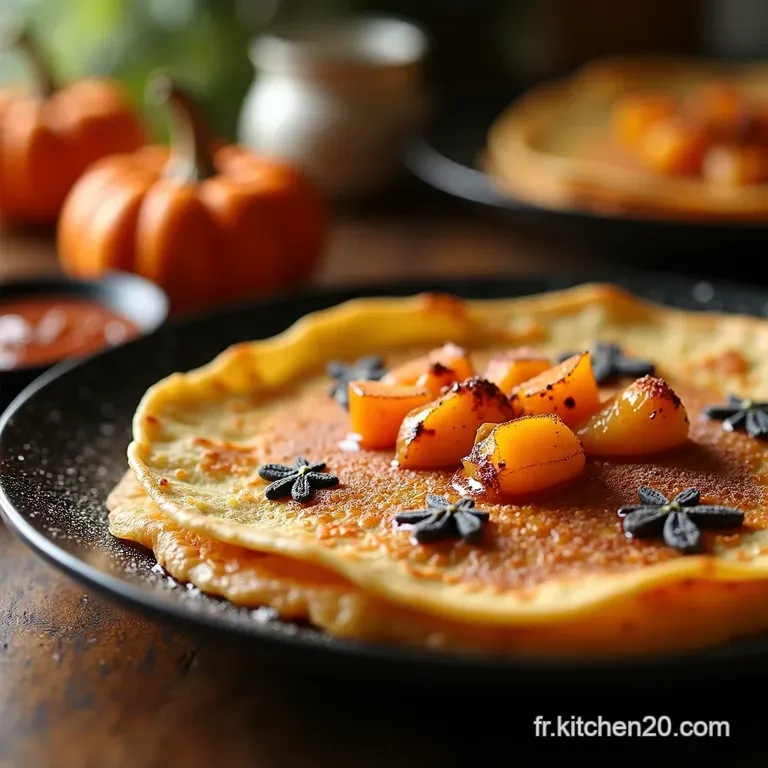 Cr&ecirc;pes Monstrueusement D&eacute;licieuses Pour Halloween presentation