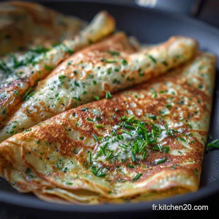 Cr&ecirc;pes &agrave; la Farine de Pois Chiche : La Socca D&eacute;licate