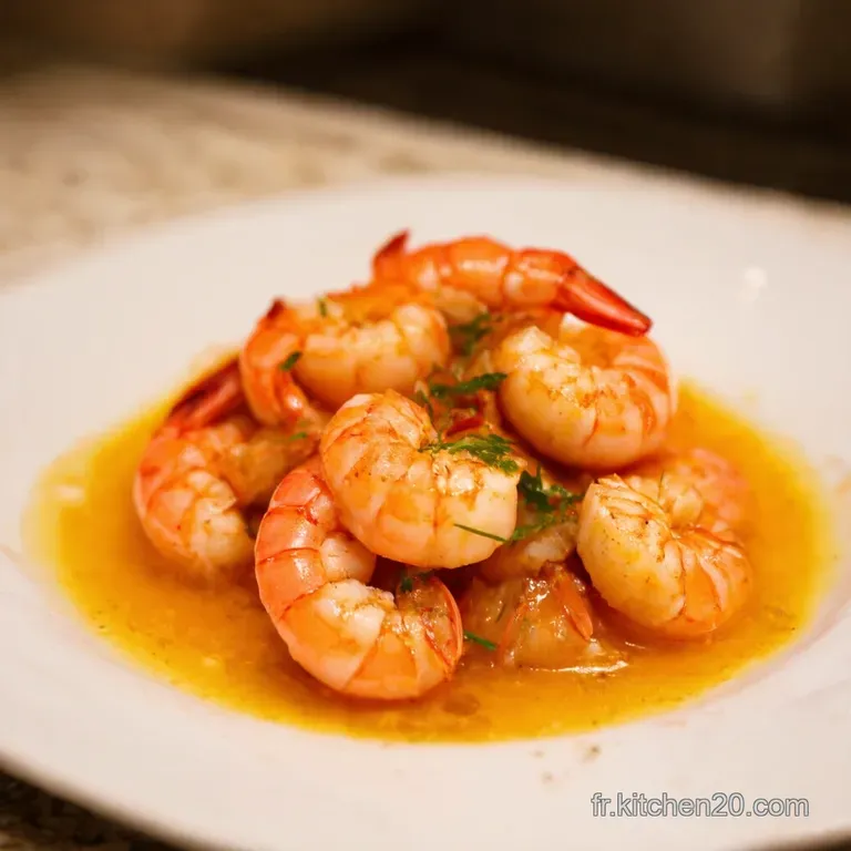 Crevettes Miel Ail Exquises Un Festin De Saveurs presentation