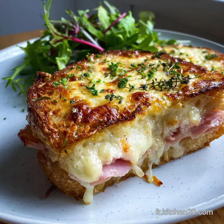 Croque Monsieur au Four : Croustillant & Fondant