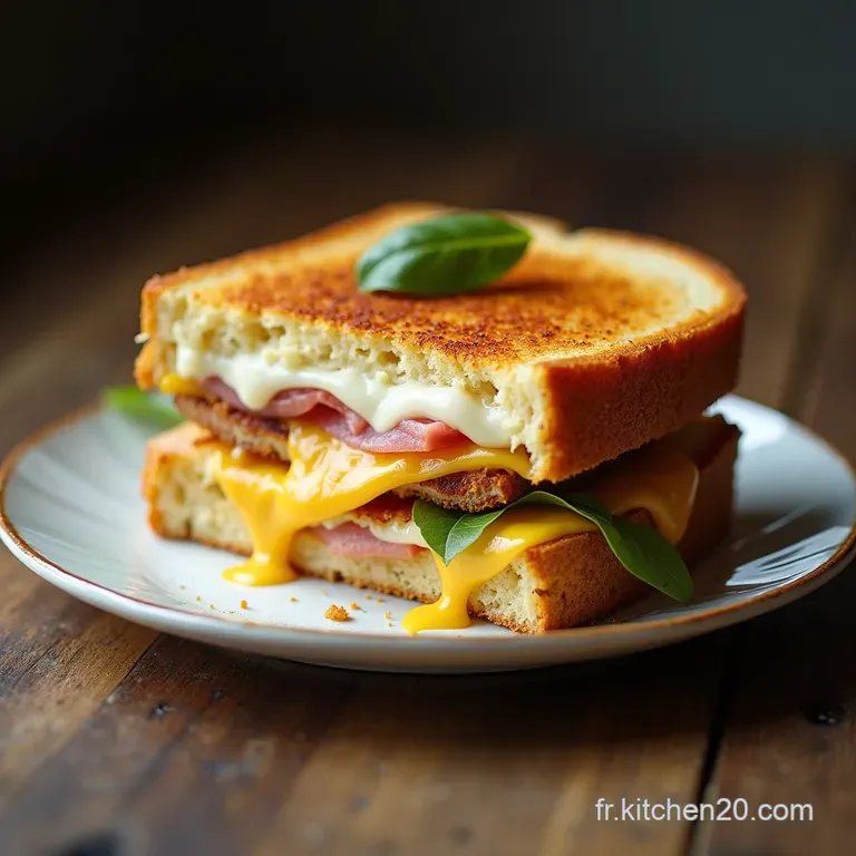 Le V&eacute;ritable Croque Monsieur Le Sandwich Chaud Ultime de la Tradition Fran&ccedil;aise
