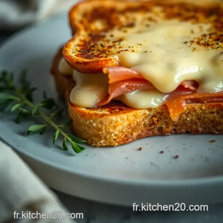 Croque Monsieur B&eacute;chamel : La Passion Du Fromage De Paris presentation