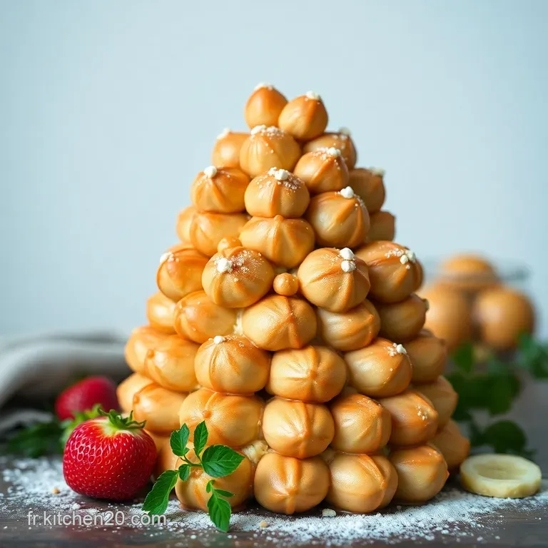Croquembouche: the Classic French Celebration Tower presentation