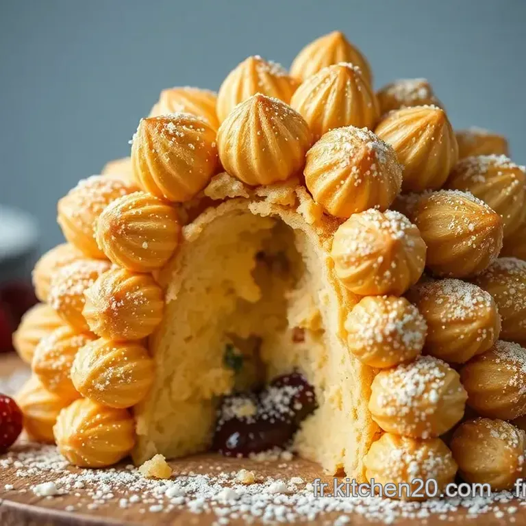 Croquembouche: Une Tour de Choux &agrave; la Fran&ccedil;aise
