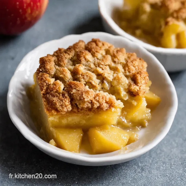 Crumble aux Pommes Classique Une Ode &agrave; lAutomne