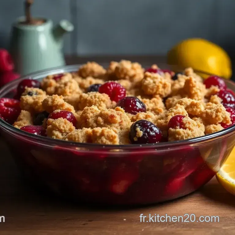 Crumble Estival aux Baies