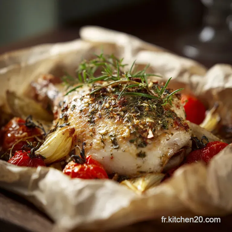 Cuisse De Poulet Proven&ccedil;ale En Papillote Le Poulet Du Soleil Facile Et Juteux presentation