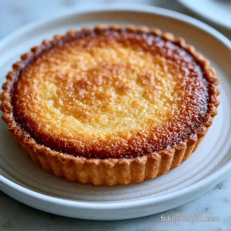 Fond de tarte parfaitement cuit, couleur miel, pos&eacute; sur une grille avec un l&eacute;ger reflet beurr&eacute; et une texture lisse.