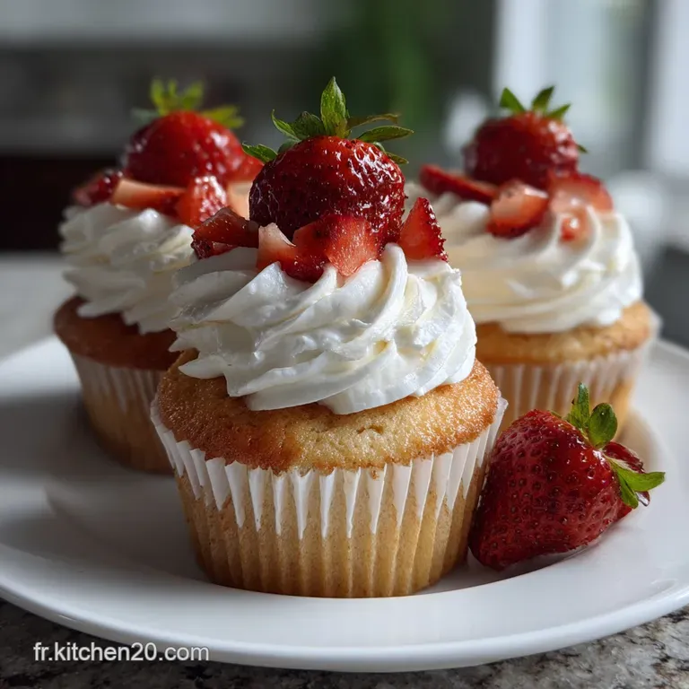Les Cupcakes La Fraise Par Annabelle Orsatelli Inratables