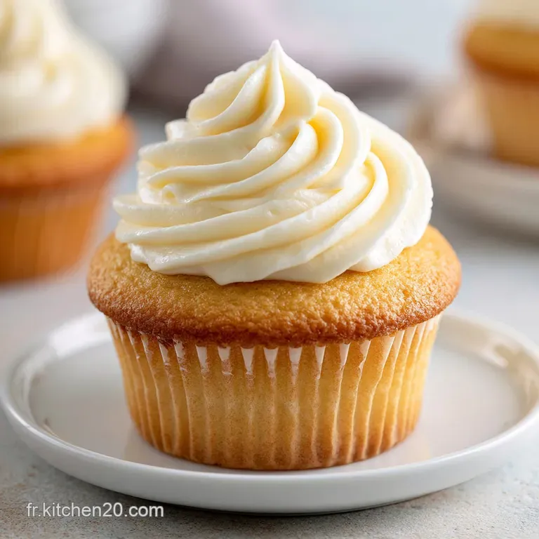 Cupcakes Vanille Ultra Moelleux: Gla&ccedil;age Velout&eacute;