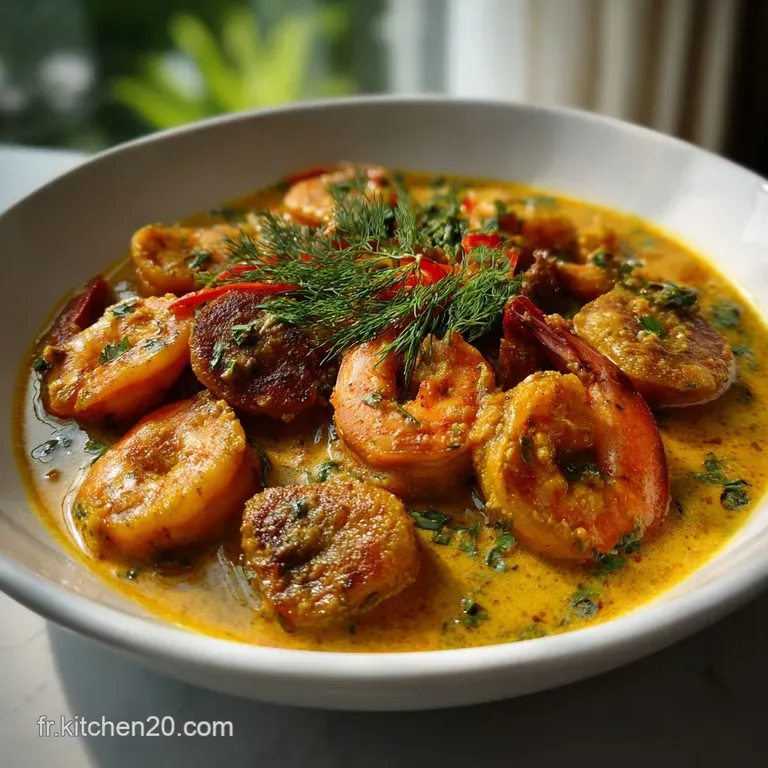 Recette de Curry de Poisson et Crevettes Express