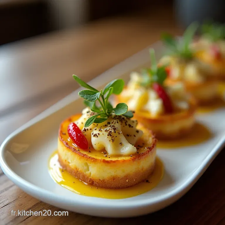 D&eacute;lices Savoyards en Verrine Reblochon Cr&eacute;meux Oignons Caram&eacute;lis&eacute;s