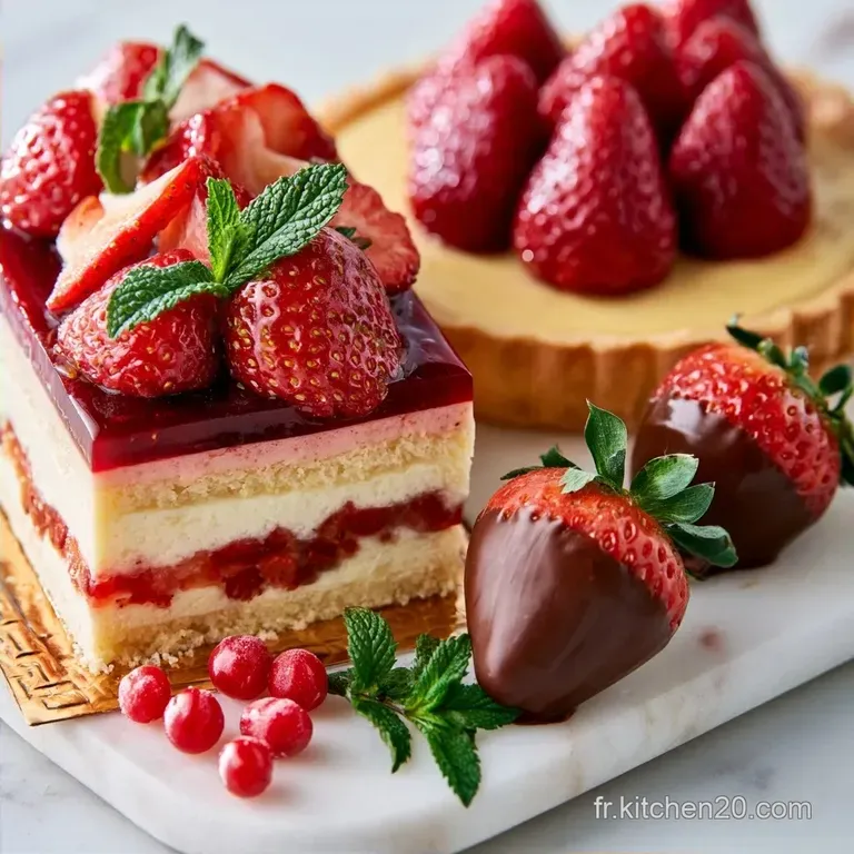 40 recettes de desserts aux fraises faits maison