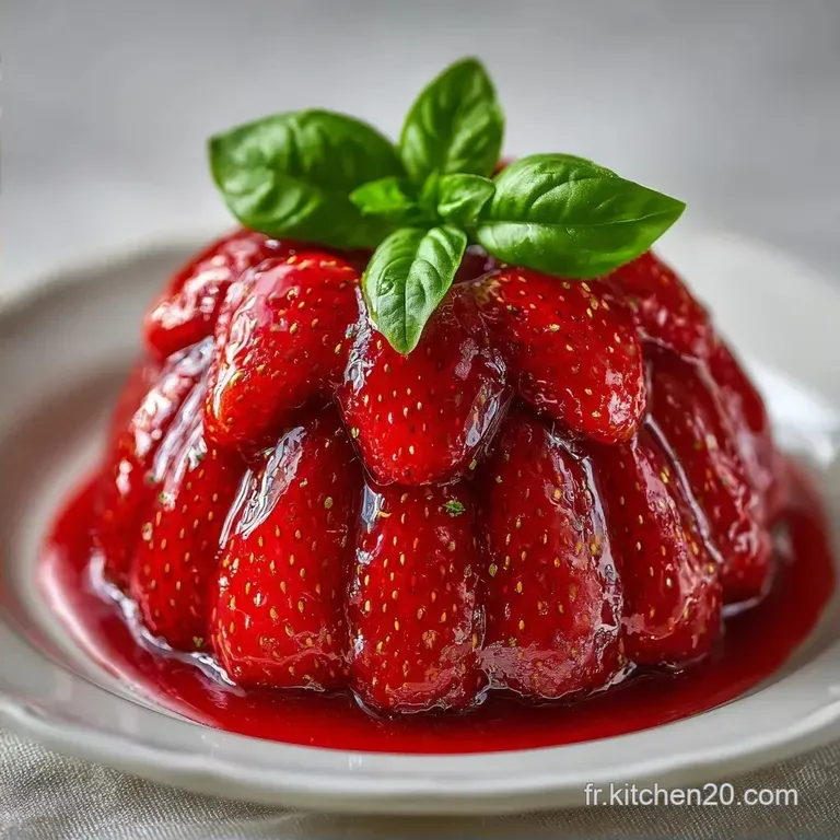D&ocirc;me Gastronomique Fraise-Basilic : Chic et Raffin&eacute;