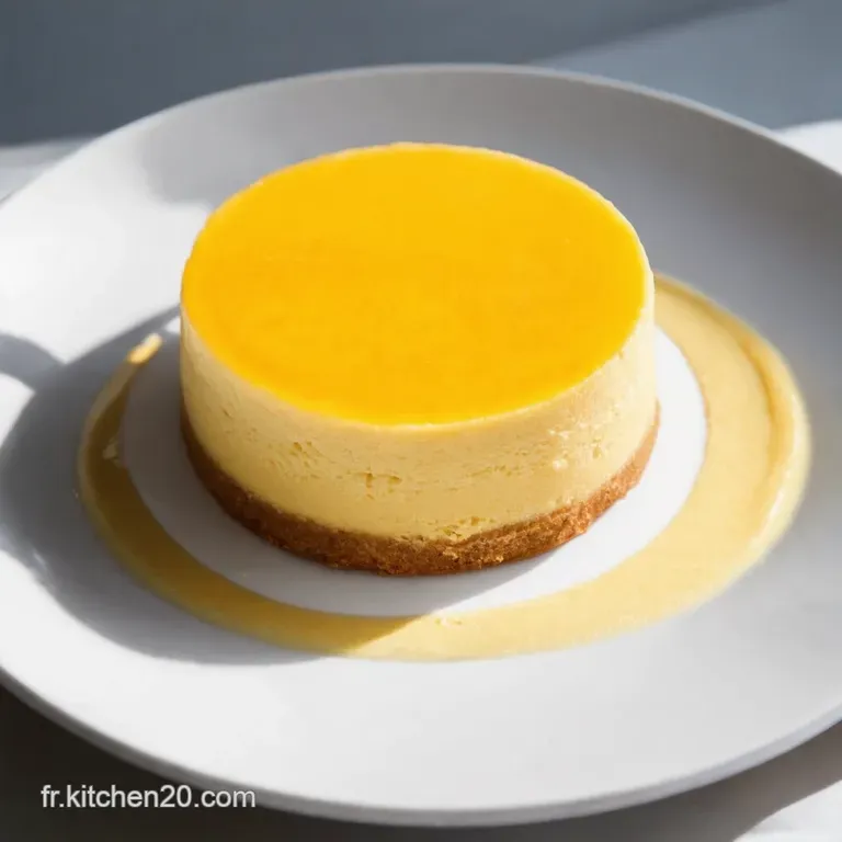 Entremets Vanille Mangue Passion L&Eacute;vasion Tropicale