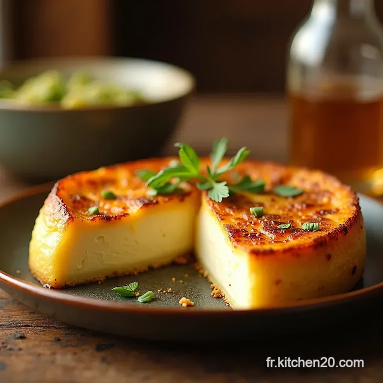 Feuillet&eacute; Campagnard Camembert Pommes De Terre Et Lardons presentation