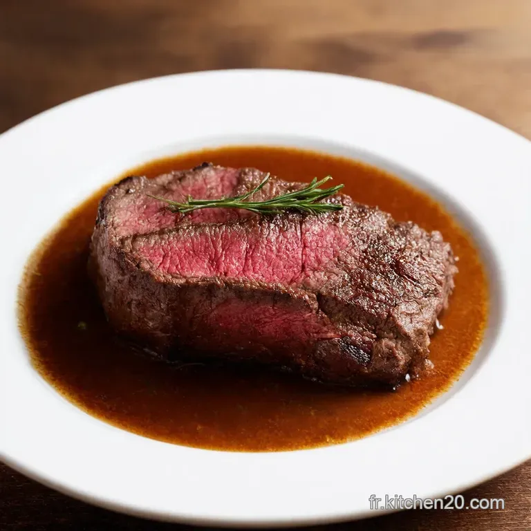 Filet de Boeuf Sauce au Poivre Vert Fa&ccedil;on Bistro