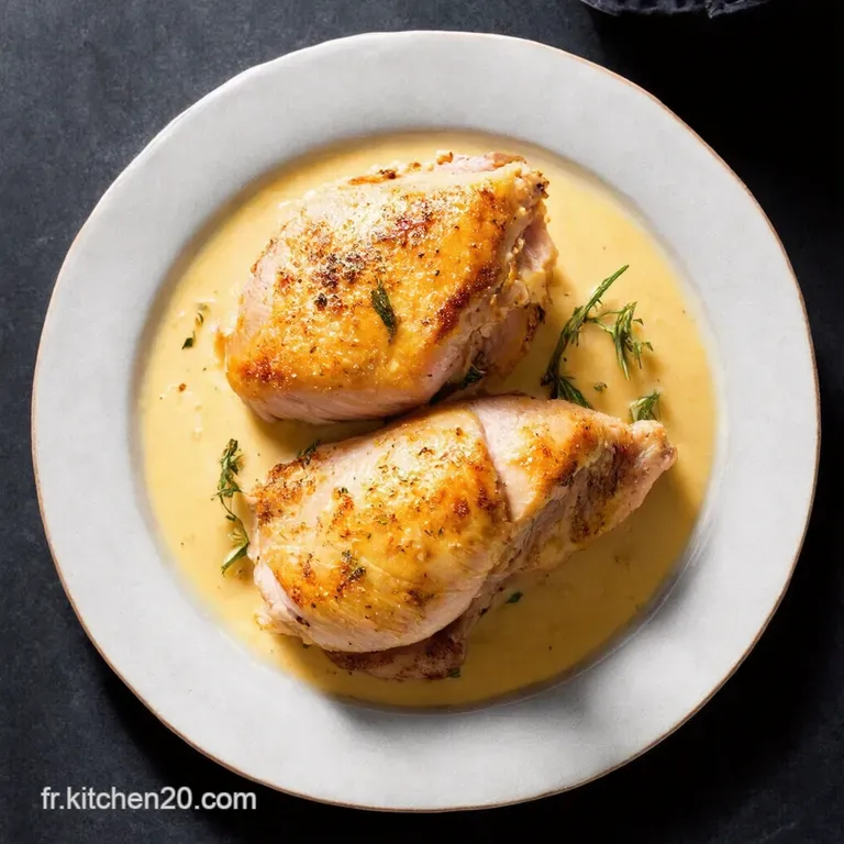 Filets de Poulet Velout&eacute;s &agrave; la Cr&egrave;me de Tomate