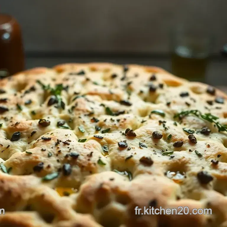 Focaccia de Mamma : La Pain Parfait aux Herbes et &agrave; l Olive