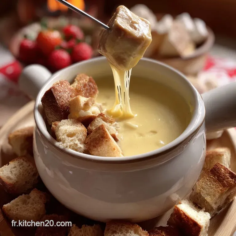 Fondue Savoyarde : Recette Bistronomique Onctueuse