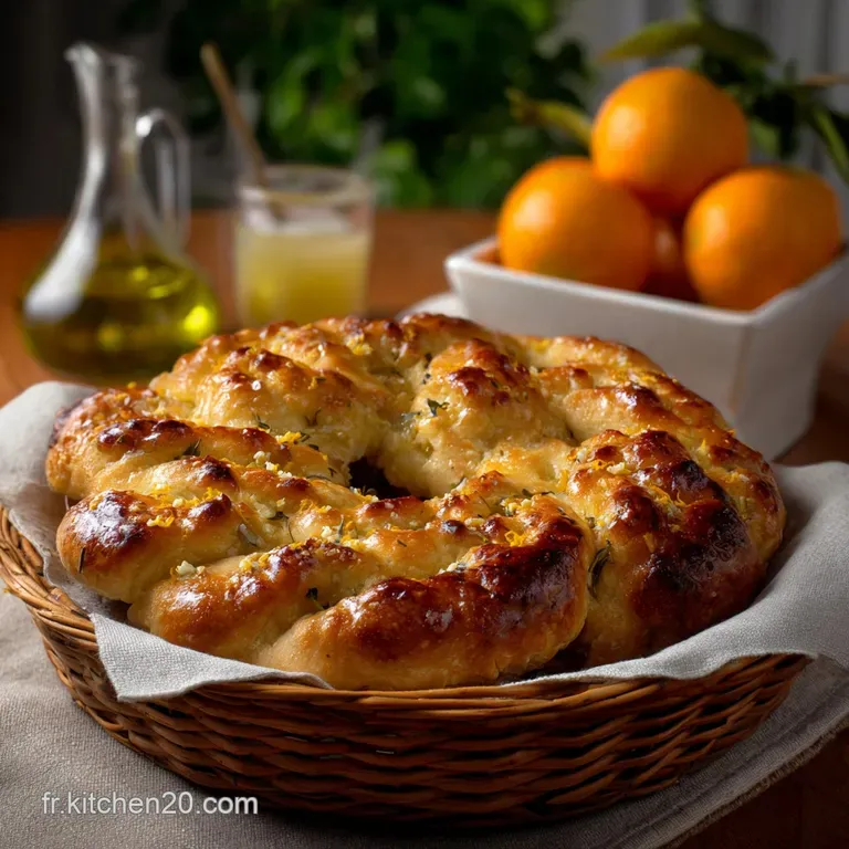 Recette Fougasse Sucre La Fleur Doranger Un Facile presentation