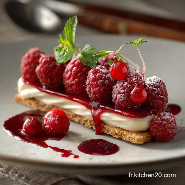 Le Framboisier Classique Biscuit Joconde Et Cr&egrave;me Mousseline presentation