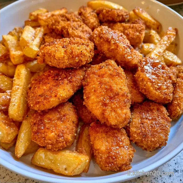 Frites et Nuggets Croustillants Maison