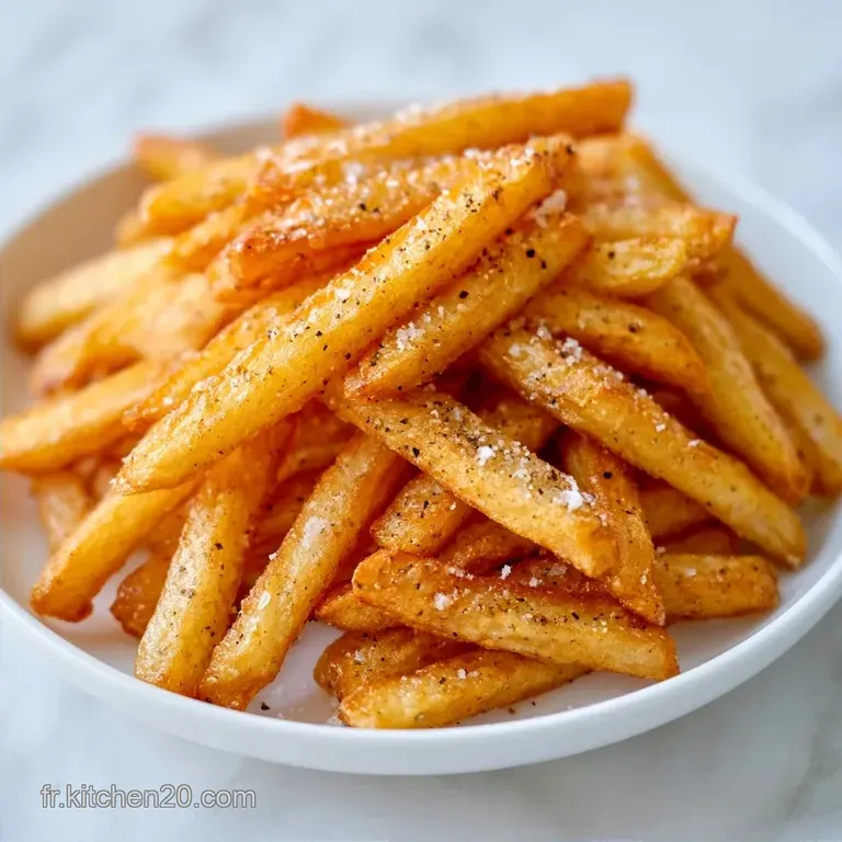 Frites Maison au Airfryer: Version Belge