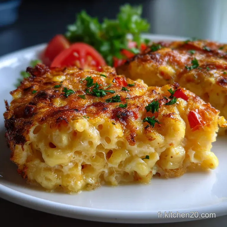 Frittata De Macaronis Recette Facile Macaroni Frit : Le Secret presentation