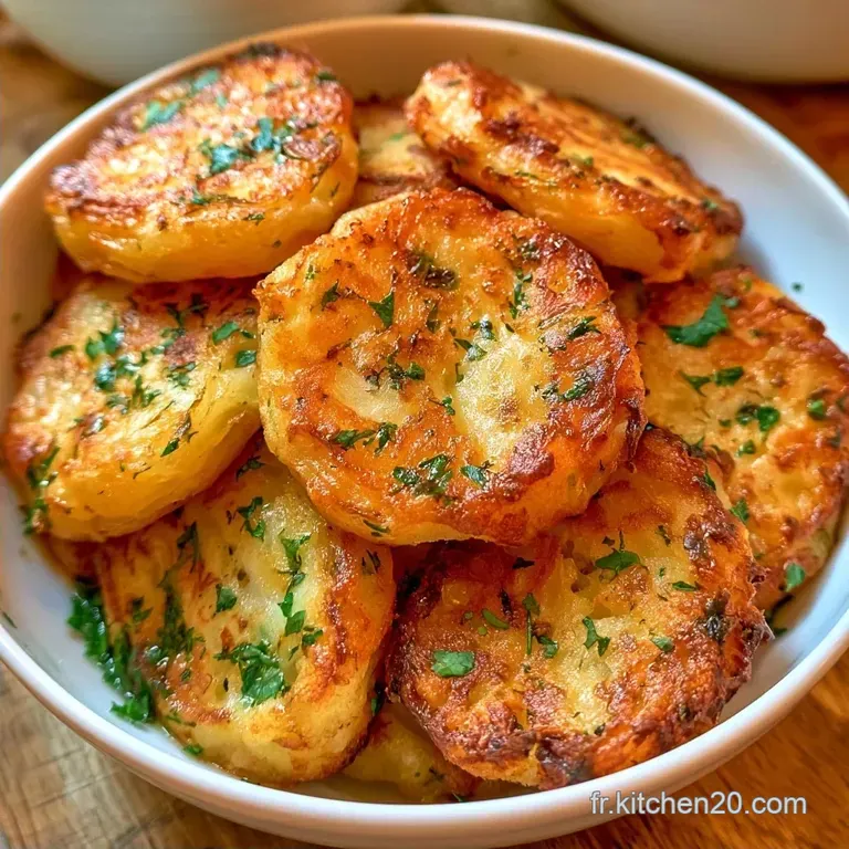 Galettes De Pommes De Terre Au Four Croustillantes