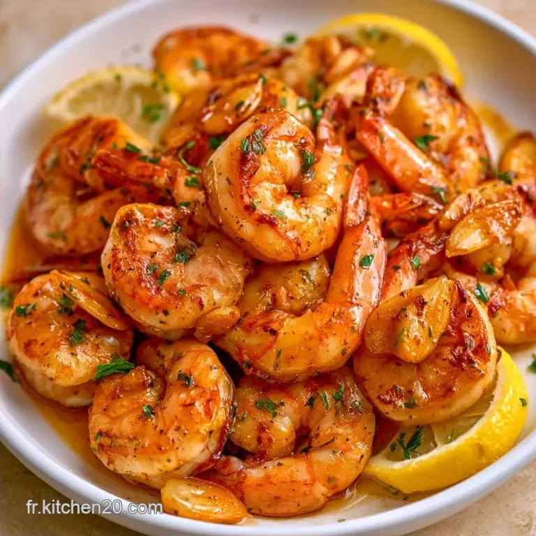 Gambas Ail Frites au Air Fryer