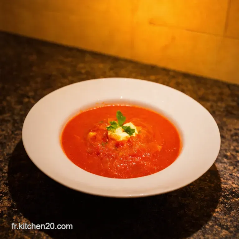 Gaspacho Tomate Andalou Un Zeste De Soleil Dans Votre Bol presentation