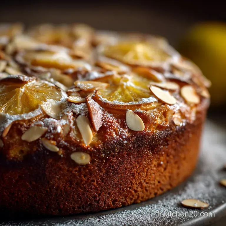 G&acirc;teau aux agrumes et aux amandes : Recette Moelleux Chef