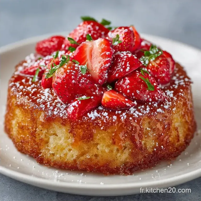G&acirc;teau Fraise F&ecirc;te des M&egrave;res: Moelleux et Rapide