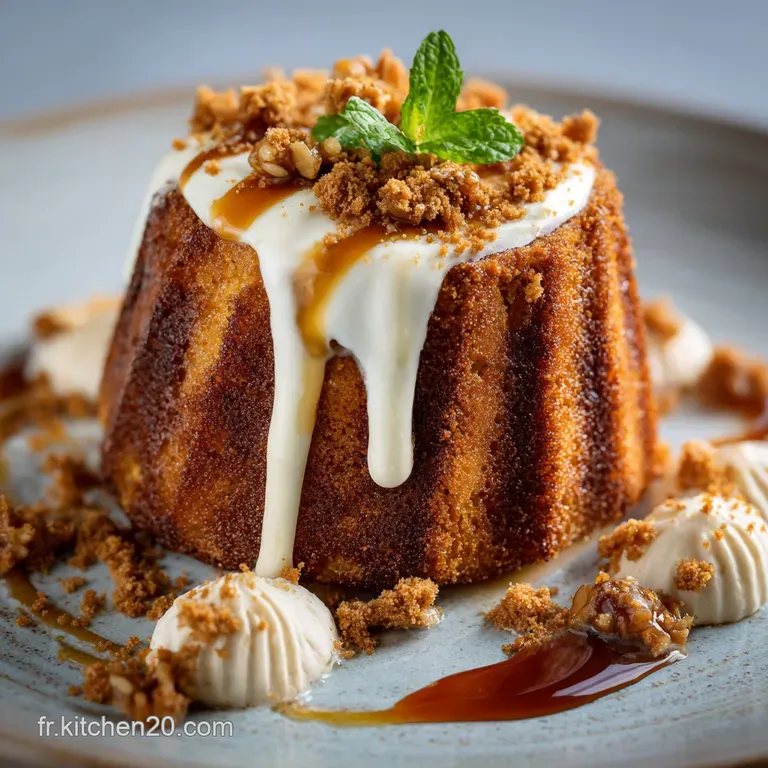G&acirc;teau Au Fromage Blanc Sp&eacute;culoos Et Cr&egrave;me De Marr Le Ptit Bouchon Gourmand presentation