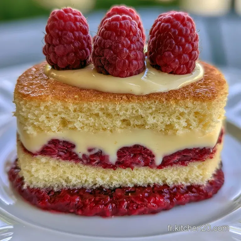 G&acirc;teau Magique Framboise: Triple Texture
