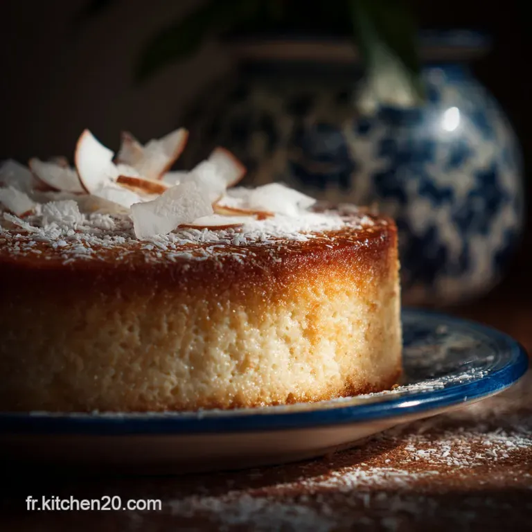G&acirc;teau Yaourt Coco La Recette Du Moelleux Parfait Mesur&eacute;e Au Pot presentation