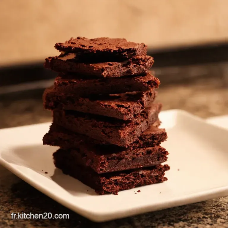Gaufres Chocolat&eacute;es Sans Gluten Et Sa Compote Acidul&eacute;e De Rhubarbe presentation