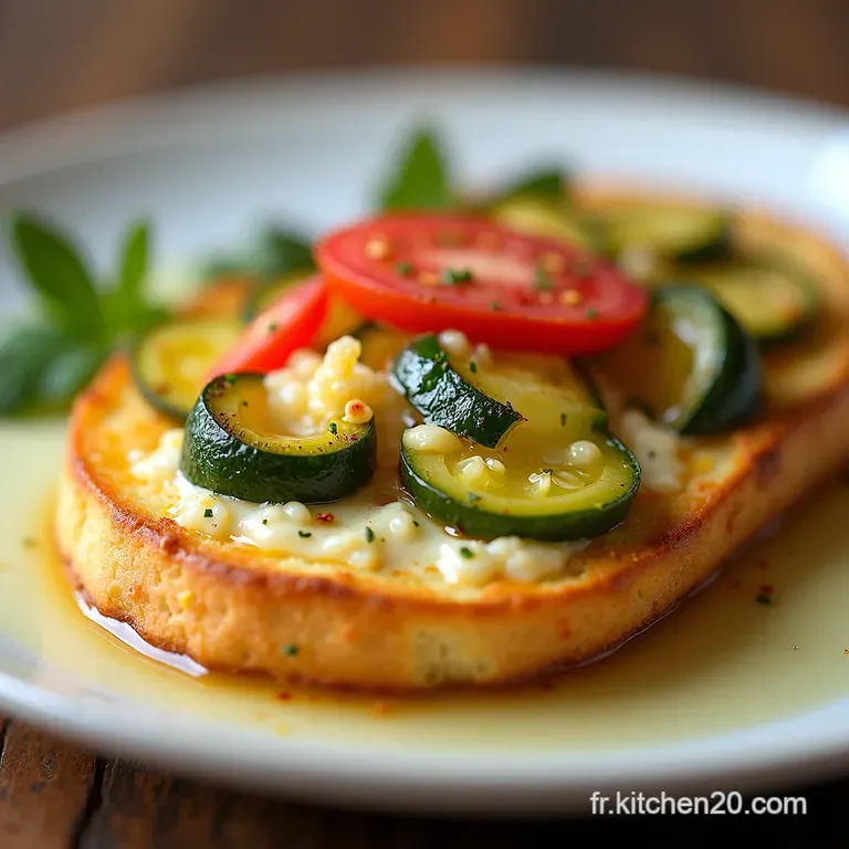 Gaufres Croustillantes aux L&eacute;gumes Mozzarella Fondante