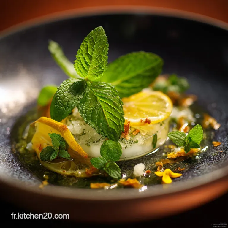 Granit&eacute; De Th&eacute; &Agrave; La Menthe Et Citron Le Secret Dune Boisson Glac&eacute;e D&eacute;salt&eacute;rante presentation