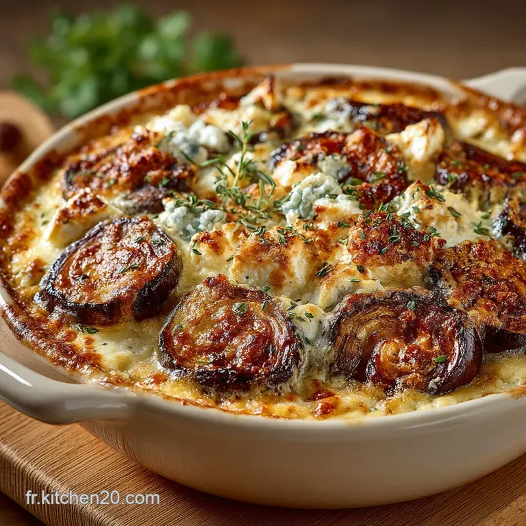 Gratin Daubergines &Agrave; La Feta Et Ricotta Le Soleil Cr&eacute;meux De La M&eacute;diterran&eacute;e presentation